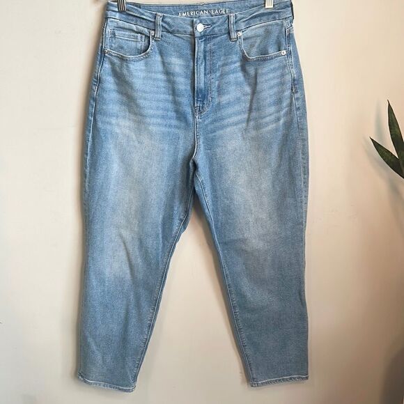 American Eagle Stretch Straight Leg Jeans 12 - Picture 1 of 6